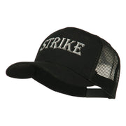 Strike Embroidered 6 Panel Mesh Cap