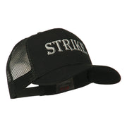 Strike Embroidered 6 Panel Mesh Cap