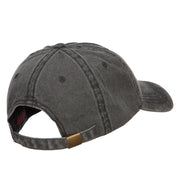 Seattle Embroidered Washed Buckled Cap