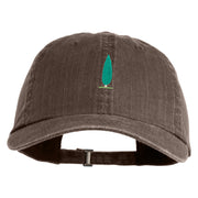 Topiary Embroidered Pigment Dyed Special Cotton Cap - Brown OSFM
