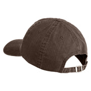 Topiary Embroidered Pigment Dyed Special Cotton Cap - Brown OSFM