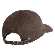 Topiary Embroidered Pigment Dyed Special Cotton Cap - Brown OSFM