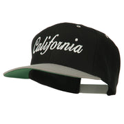 California Embroidered Snapback Cap