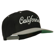 California Embroidered Snapback Cap