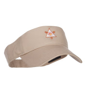 All Seeing Eye Embroidered Sun Visor