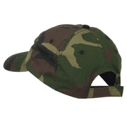 Sheriff Embroidered Enzyme Washed Camo Cap