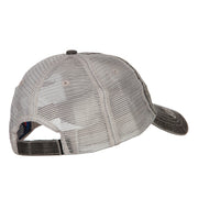 Tennessee State Map Flag Embroidered Low Profile Cotton Mesh Cap