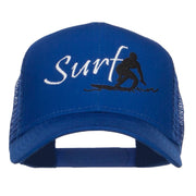 Surf Embroidered Mesh Cap