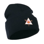 All Seeing Eye Embroidered Beanie