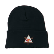 All Seeing Eye Embroidered Beanie