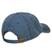 Seattle Embroidered Washed Buckled Cap