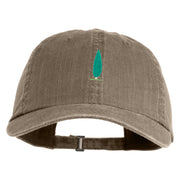 Topiary Embroidered Pigment Dyed Special Cotton Cap - Olive OSFM