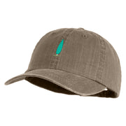 Topiary Embroidered Pigment Dyed Special Cotton Cap - Olive OSFM