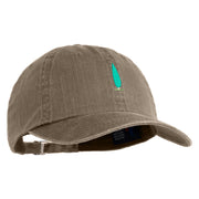 Topiary Embroidered Pigment Dyed Special Cotton Cap - Olive OSFM