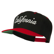 California Embroidered Snapback Cap