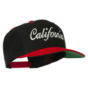 California Embroidered Snapback Cap