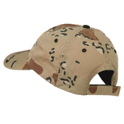 Sheriff Embroidered Enzyme Washed Camo Cap