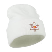 All Seeing Eye Embroidered Beanie