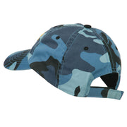 Sheriff Embroidered Enzyme Washed Camo Cap