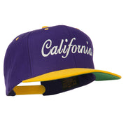 California Embroidered Snapback Cap