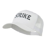 Strike Embroidered 6 Panel Mesh Cap