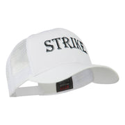 Strike Embroidered 6 Panel Mesh Cap