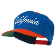 California Embroidered Snapback Cap