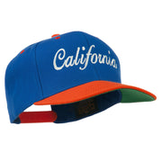 California Embroidered Snapback Cap