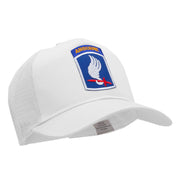 Airborne Small Logo Patched Cotton Mesh Cap