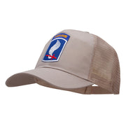 Airborne Small Logo Patched Cotton Mesh Cap