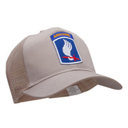 Airborne Small Logo Patched Cotton Mesh Cap