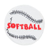 Softball Embroidered Patch