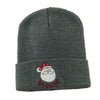 Santa's Face with Ho Ho Ho Embroidered Beanie