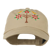 Swiss Folk Art with Birds and Tree Embroidered Cap