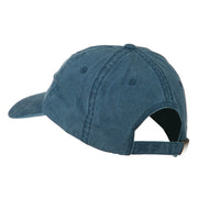 Smile Face Santa Embroidered Washed Cap