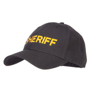 Sheriff Embroidered Military Cotton Cap