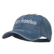 San Francisco Embroidered Washed Cap