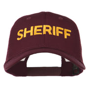 Sheriff Embroidered Military Mesh Back Cap