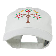 Swiss Folk Art with Birds and Tree Embroidered Cap