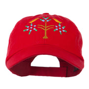 Swiss Folk Art with Birds and Tree Embroidered Cap