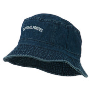 Special Forces Embroidered Bucket Hat