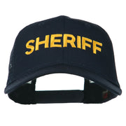 Sheriff Embroidered Military Mesh Back Cap