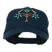 Swiss Folk Art with Birds and Tree Embroidered Cap