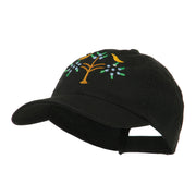 Swiss Folk Art with Birds and Tree Embroidered Cap