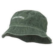 Special Forces Embroidered Bucket Hat