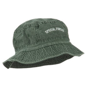 Special Forces Embroidered Bucket Hat