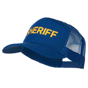 Sheriff Embroidered Military Mesh Back Cap