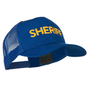 Sheriff Embroidered Military Mesh Back Cap