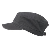 Garment Washed Adjustable Army Cap