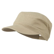 Garment Washed Adjustable Army Cap